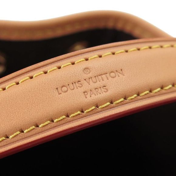 Louis Vuitton Nano Noe Handbag Mini Bag Monogram Canvas Dark Brown - Picture 6 of 7